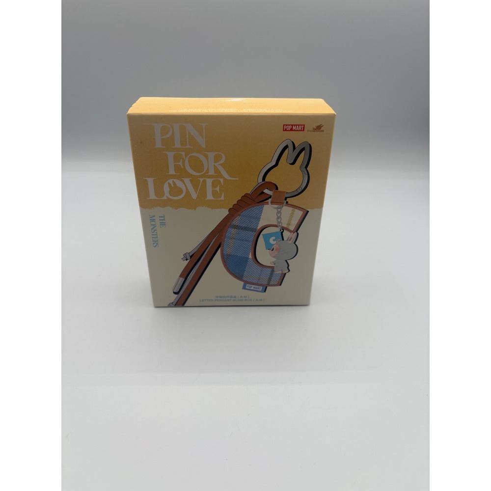 Pop Mart The Monsters Pin For Love Letter Pendant Blind‎ Box Labubu Kasing Lung